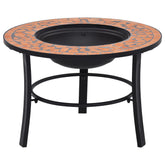 Mosaic Fire Pit Terracotta 26.8 Ceramic